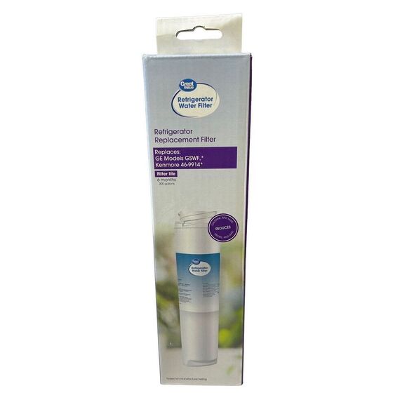 Great Value Refrigerator Replacement Water Filter for GE GSWF & Kenmore 46-9914 - Picture 2 of 5